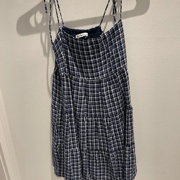abercrombie blue gingham dress Anteda Dress in print | Devotion Twins | Australia